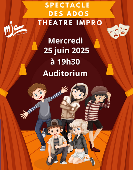 Affiche theatre ados