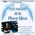 Conte plume bleue