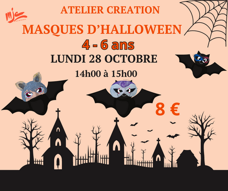 Masque halloween 4 6 ans