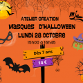 Masque halloween 7 ans